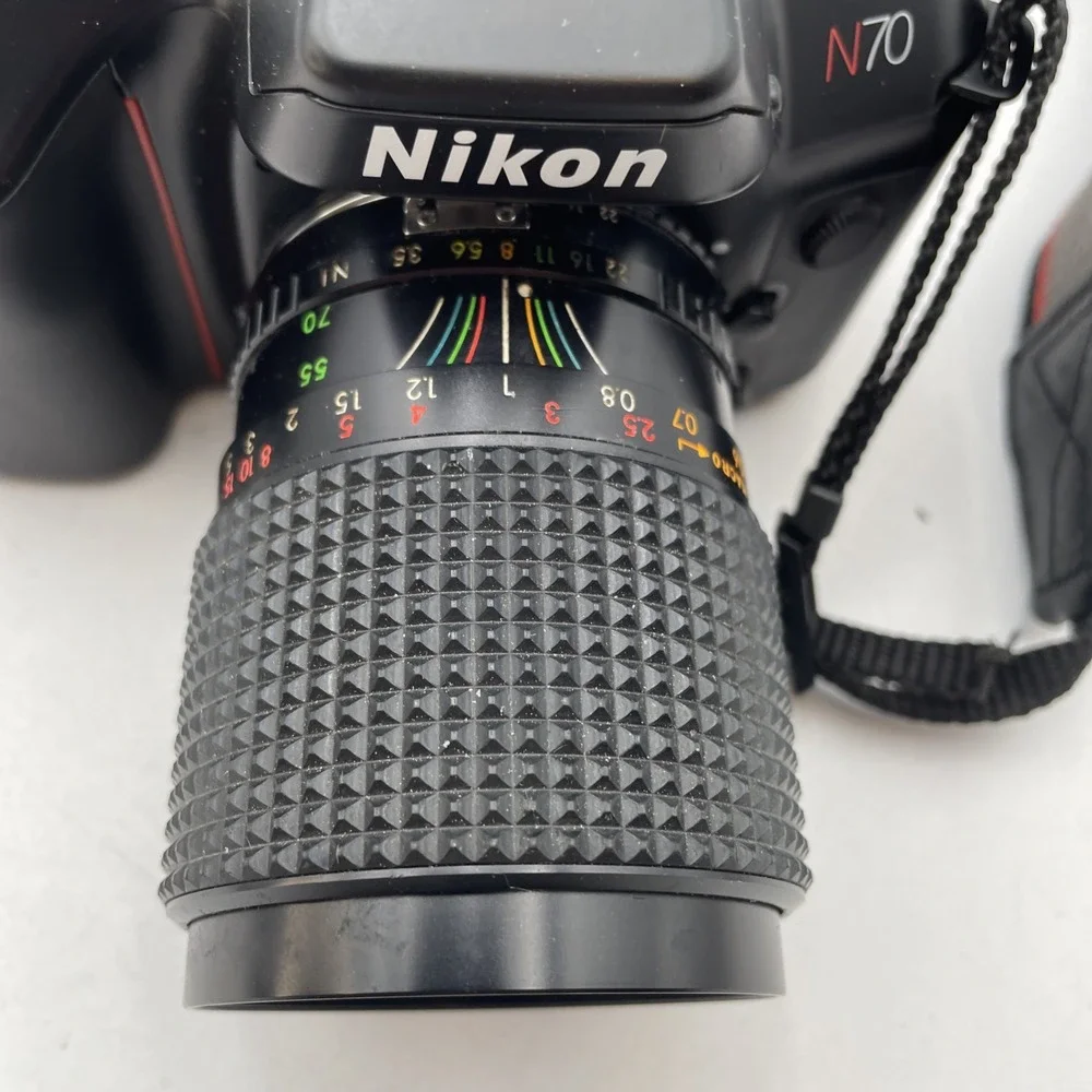 Nikon N70 35mm Film Camera & Prospec AF 28-70mm Zoom Lens + Strap + Case  TESTED